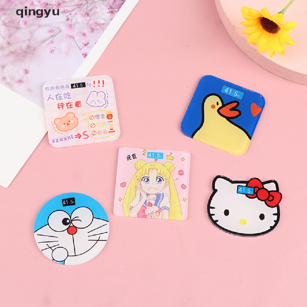 Qingyu Cân Điện Tử Bằng acrylic Trang Trí Phong Cảnh Nhà Búp Bê