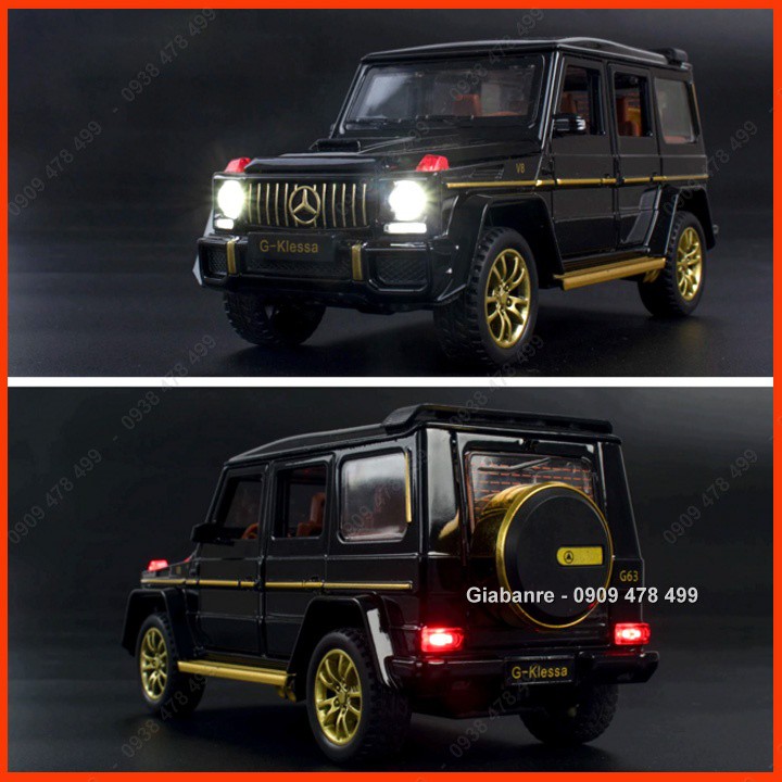 XE MÔ HÌNH KIM LOẠI MERCEDES G65 NEW GCLASS TỈ LỆ 1:32 - 9812