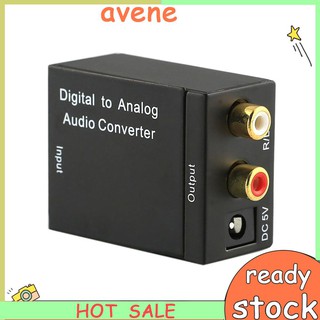 RCA Bộ Chuyển Đổi Âm Thanh Đồng Trục Quang Kỹ Thuật Số Qua Analog Rca L / R