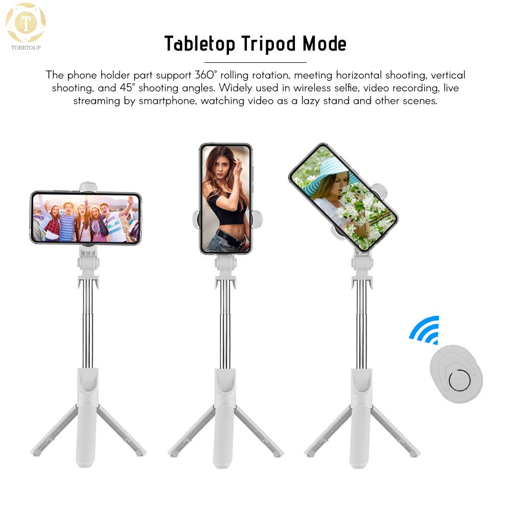 Gậy Chụp Ảnh Selfie 5 Trong 12 Giờ Kèm Điều Khiển Từ Xa 10m Cho Iphone Samsung Huawei Xiaomi