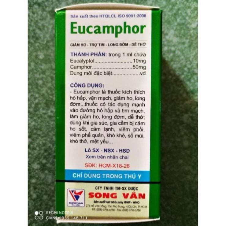 EUCAMPHOR 100ML SONG VÂN