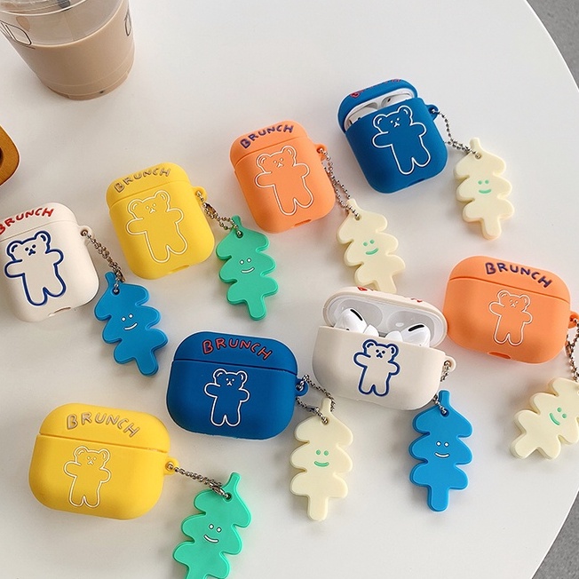 Ốp Bảo Vệ Hộp Đựng Tai Nghe compatible AirPods 3 Thiết Kế Xinh Xắn 2021