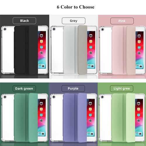Bao da cho IPAD 8TH MINI PRO AIR 4 chế độ đánh thức và ngủ bằng da PU thân thiện môi trường+TPU mềm chống sốc gồm 6 màu | BigBuy360 - bigbuy360.vn
