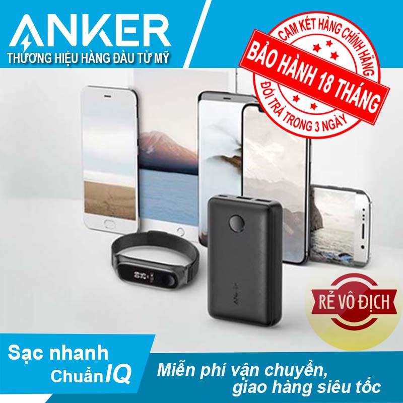 Sạc dự phòng Anker 10.000 PowerCore Select A1223