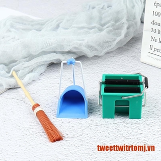 Xô Và Cây Lau Nhà Mini Tỉ Lệ 1: 12 Trang Trí Nhà Búp Bê