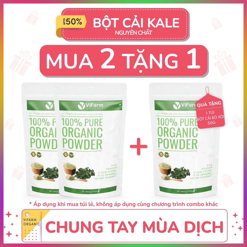 Bột Cải Xoăn Kale Nguyên Chất 100%