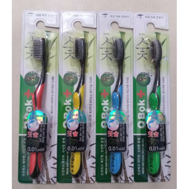 Bàn chải đánh răng than tre OBOK Hàn Quốc