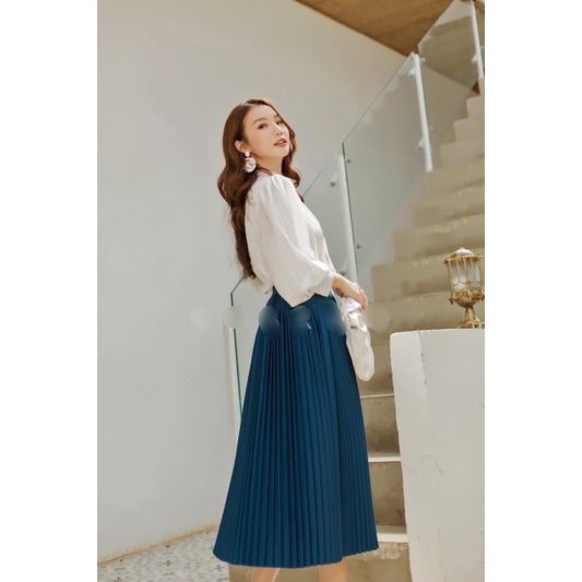 Áo kiểu G249 phong cách thời trang trẻ trung dễ phối Chân váy hoặc quần - GEM Fashion