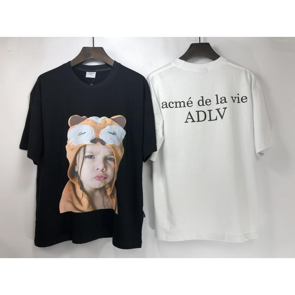 Áo thun tay ngắn dáng rộng vải cotton thời trang cổ điển cho nam và nữ