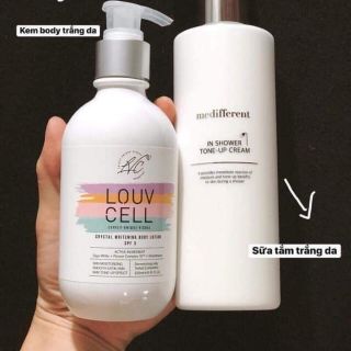 ‼️ Đến lúc dưỡng trắng da rồi
Trắng da là chuyện nhỏ với Louv Cell và #Medifferent 
Top2