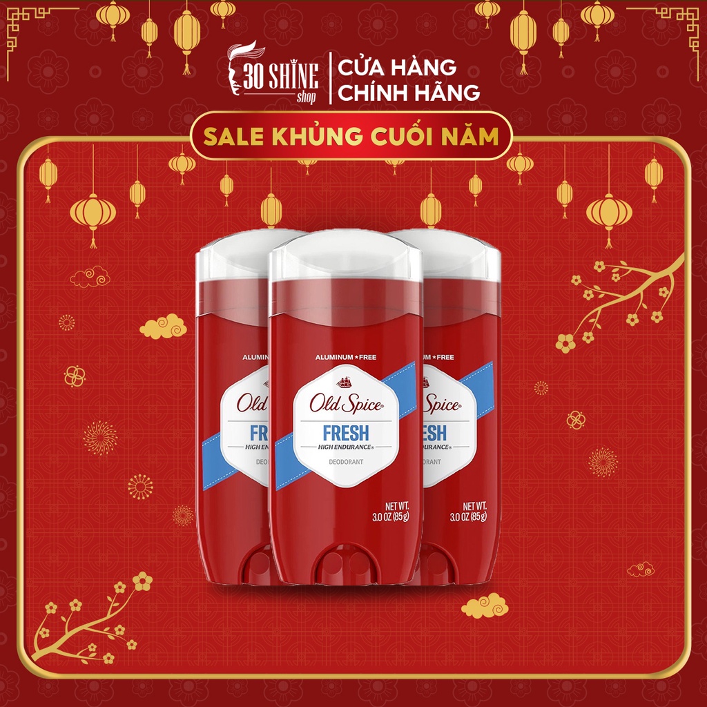 Lăn khử mùi nam 30Shine phân phối chính hãng Old Spice Pure Sport 85g mùi hương nam tính chính hãng