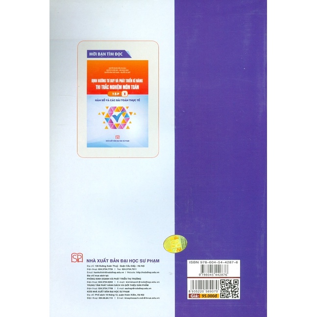 Sách - Định Hướng Tư Duy Và Phát Triển Kĩ Năng Thi Trắc Nghiệm Môn Toán - Tập II (Hình Học Và Các Bài Toán Thực Tế)