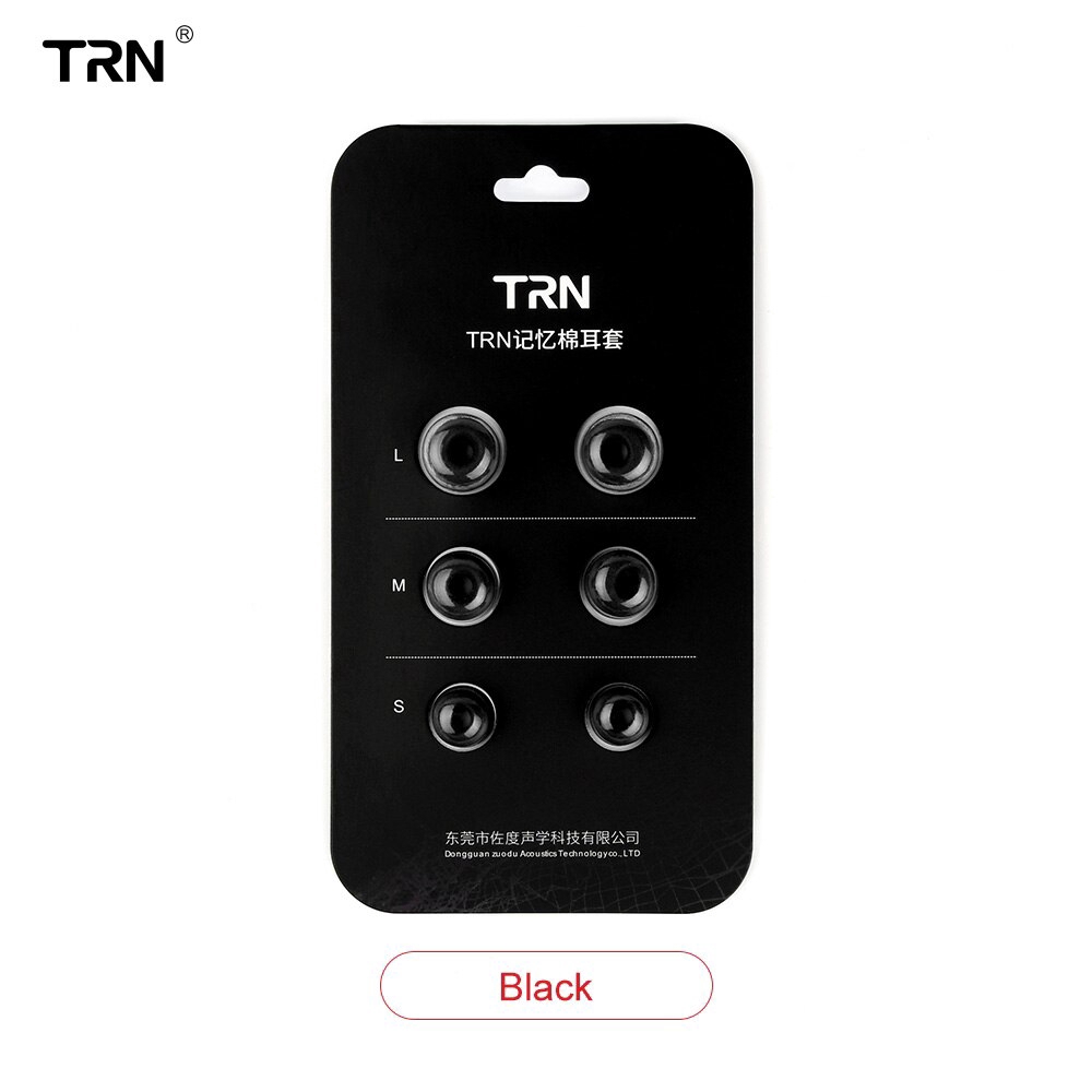 Bộ 3 cặp mút bọc tai nghe L/M/S 4.5mm chống tiếng ồn cho tai nghe nhét trong TREN V80 IM1 IM2