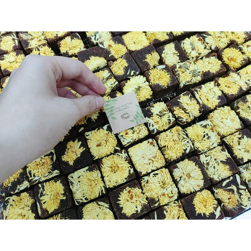 trà cúc đường nâu hoàng kim thơm ngọt giống nước sâm cúc 1 kí độc quyền