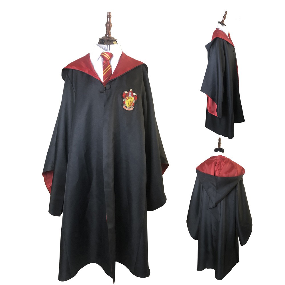 Áo choàng Harry Potter Cao cấp nhà Gryffindor Nam/nữ - Trang phục Phù thuỷ hoá trang Harry Potter - Chuẩn hàng ALWAYS