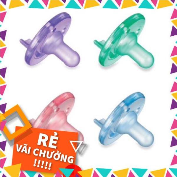 ( KIBO ) Lẻ 1 Ty ngậm/ Ty giả chống vẩu Avent Soothie 0m+/3m+ Usa