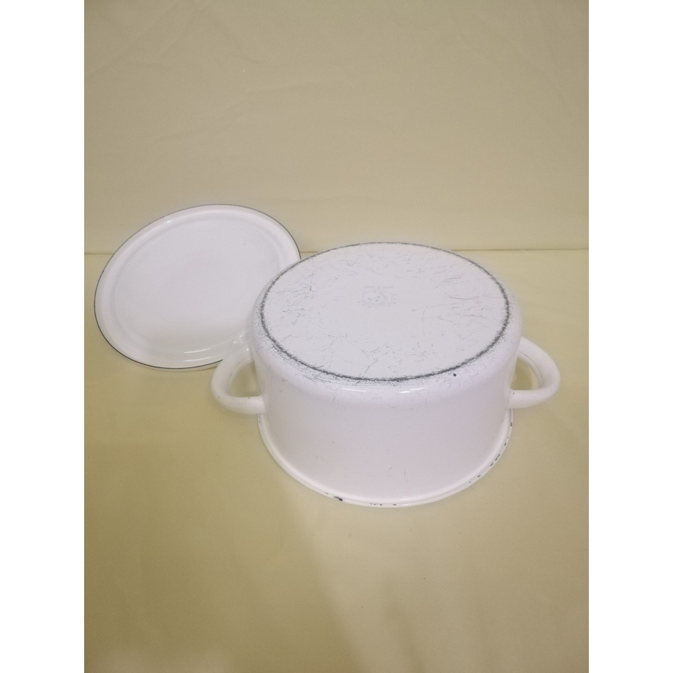 Nồi men nội địa Nhật (made in Japan), size 20cm, cao 10cm (mã 706), Dùng được bếp từ