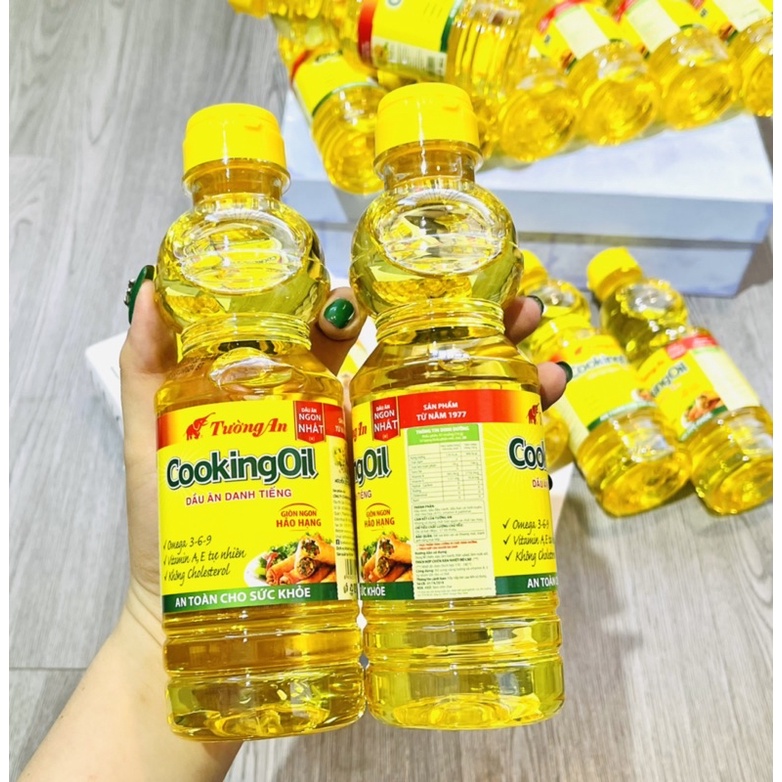 COMBO 5 DẦU ĂN CookingOil 400ml Date 2024