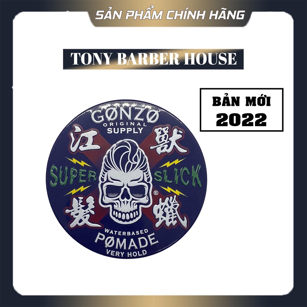 Pomade tạo kiểu tóc Gonzo Super Slick 133ml