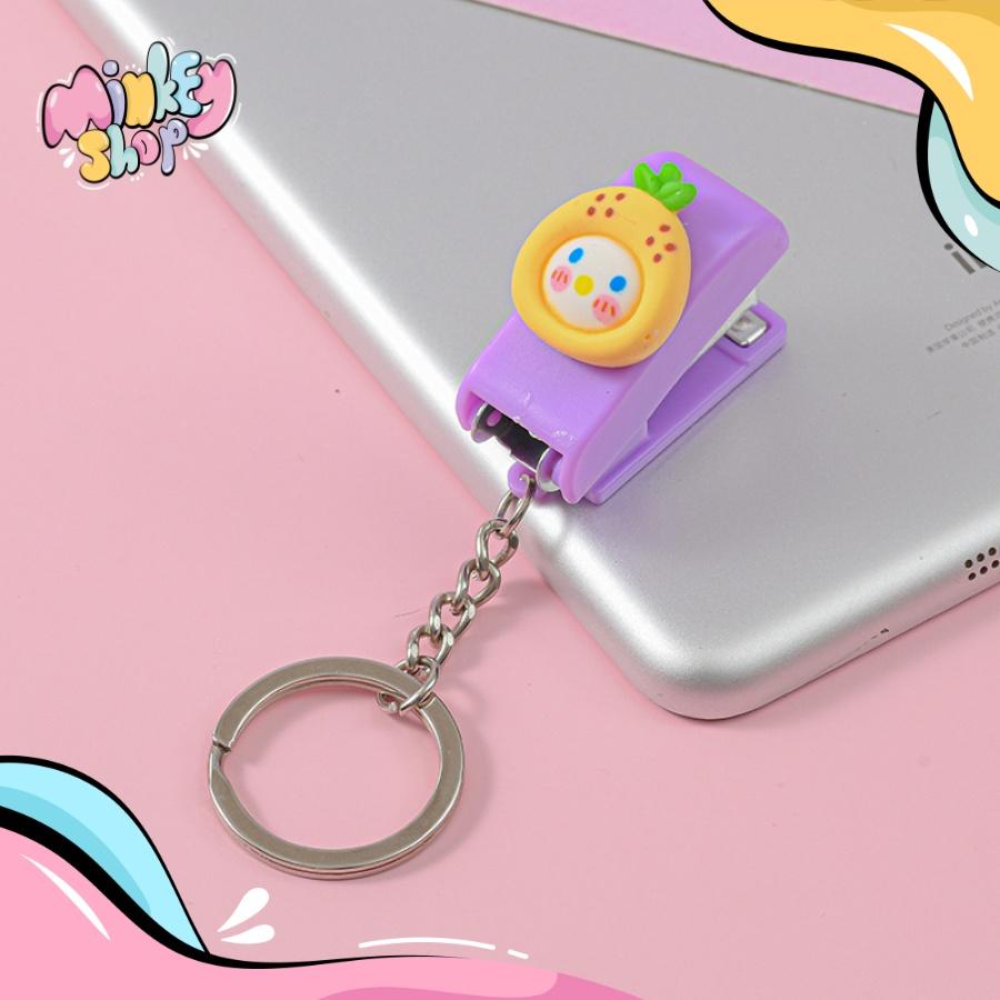 Móc Khoá Kim Bấm Độc Đáo Đáng Yêu Dễ Thương Nhiều Mẫu Phụ Kiện Túi Xách Balo Cặp Xách Cute 02MKKB -Minkey