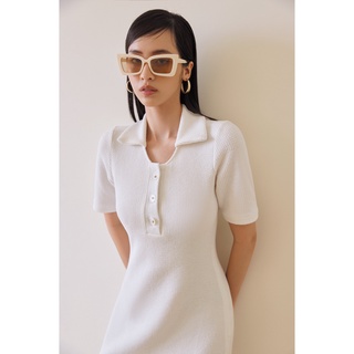 Đầm suông cổ polo EDINI
