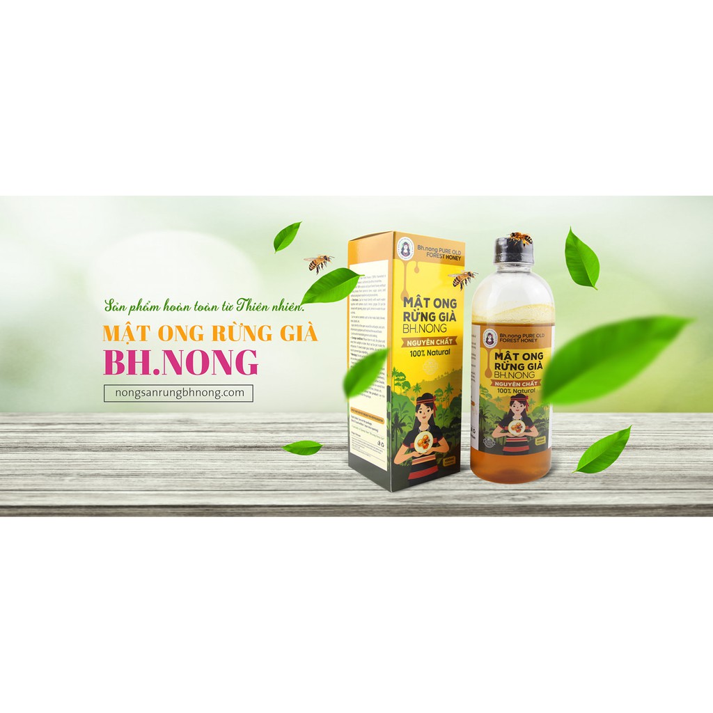 Mật ong rừng già - tinh bột nghệ núi Bh.nong