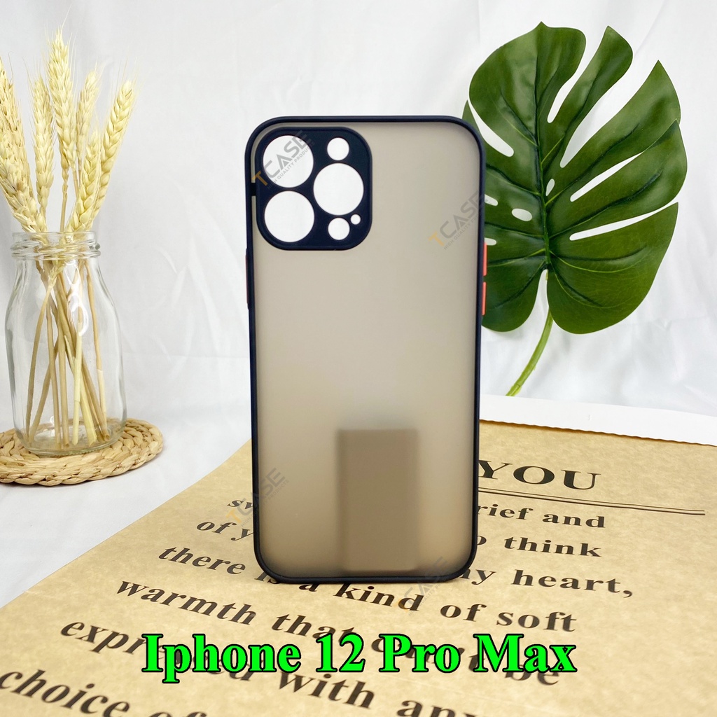 Ốp lưng Basic nhám chống sốc bảo vệ camera dành cho Iphone 6- 7-  8 Plus,X/XS, XR, XS Max, 11,12,13, Mini/ Pro/ Pro max