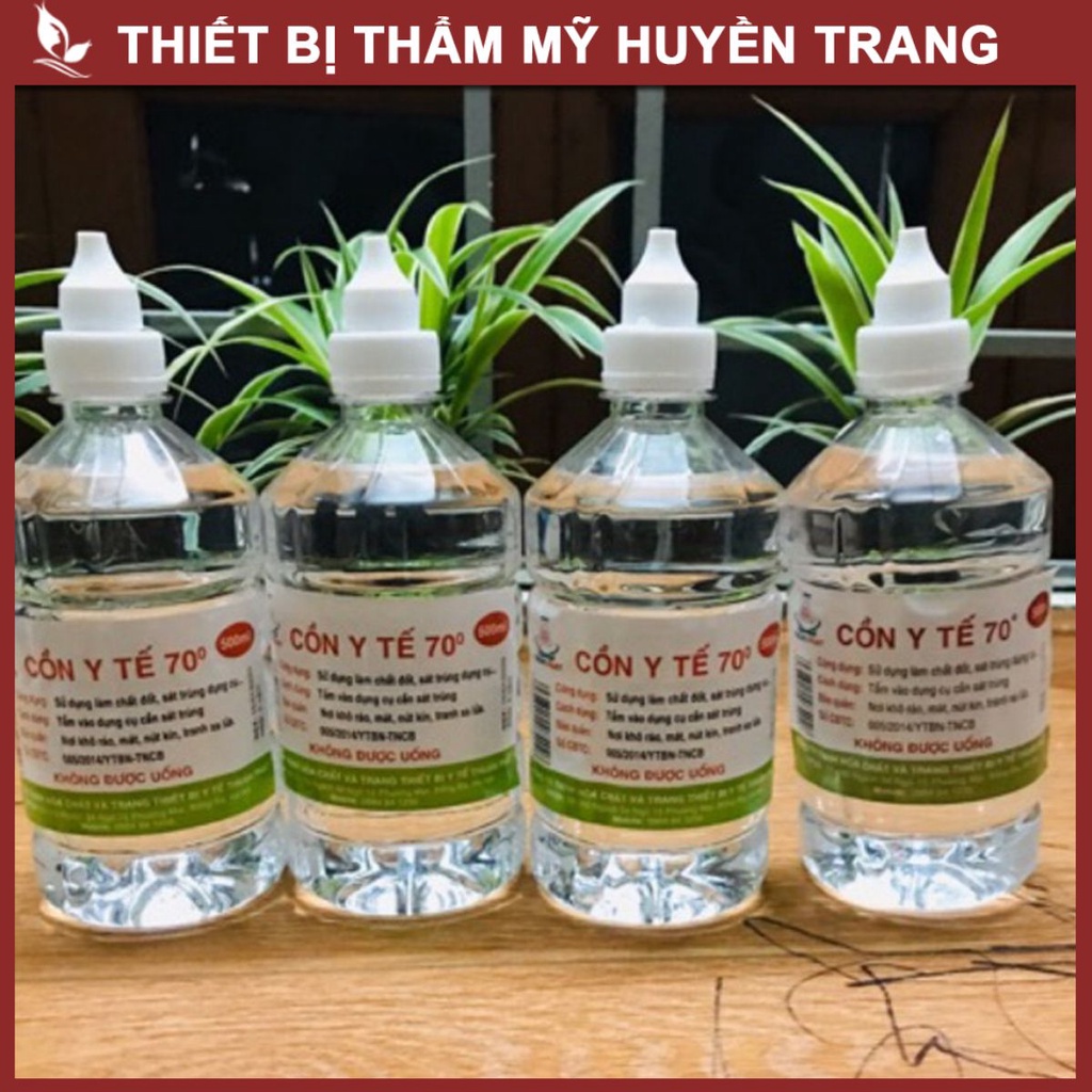 Cồn Y Tế 70 độ 500ml Sát Trùng Sát Khuẩn Vết Thương - Thẩm Mỹ Huyền Trang