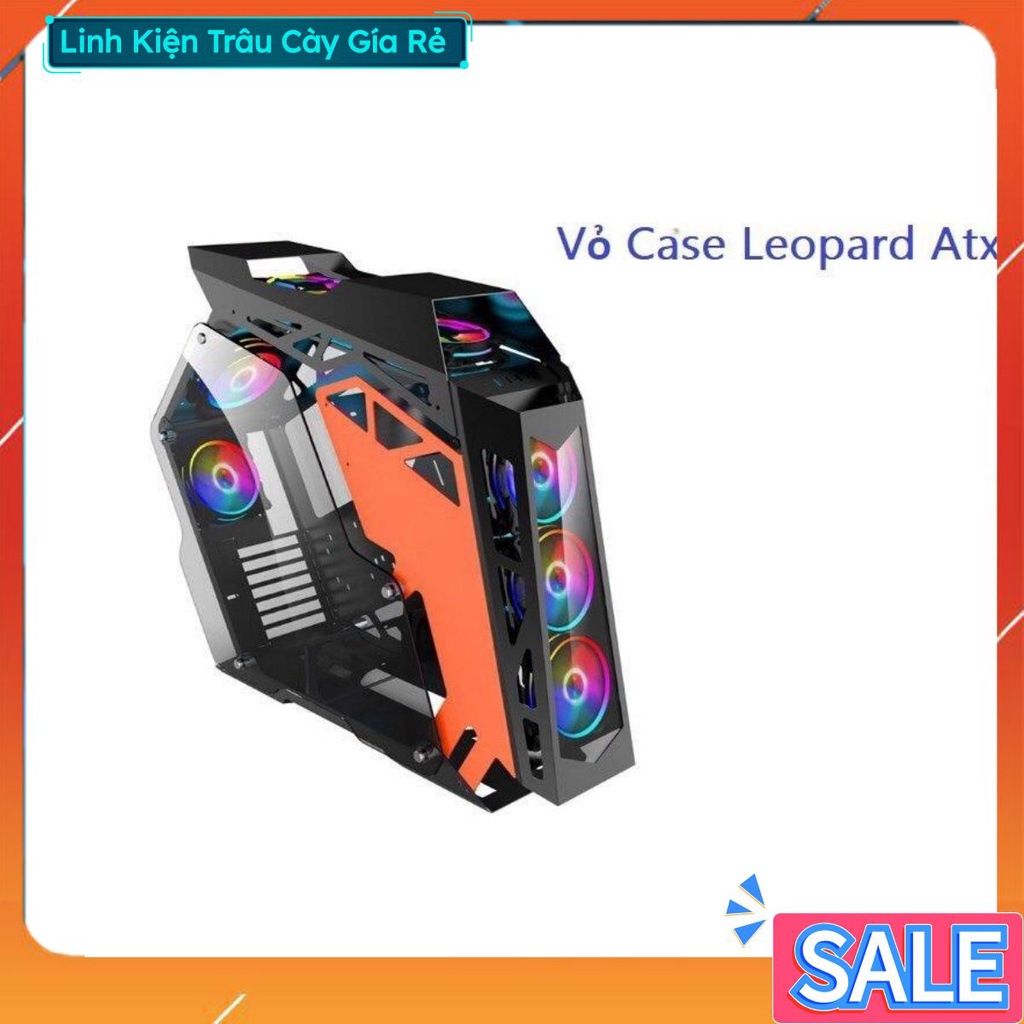 [THANH LÝ] Vỏ Máy Tính Coolman T8 cam đen Vỏ case T8 plus Vỏ case siêu ...