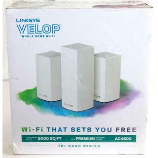 Bộ phát wifi LINKSYS VELOP 3-Pack (AC4600) 3 băng tầng