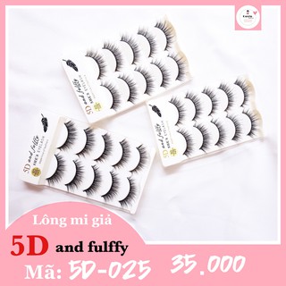 5D and fulffy - LÔNG MI GIẢ (MÃ 5D - 025)