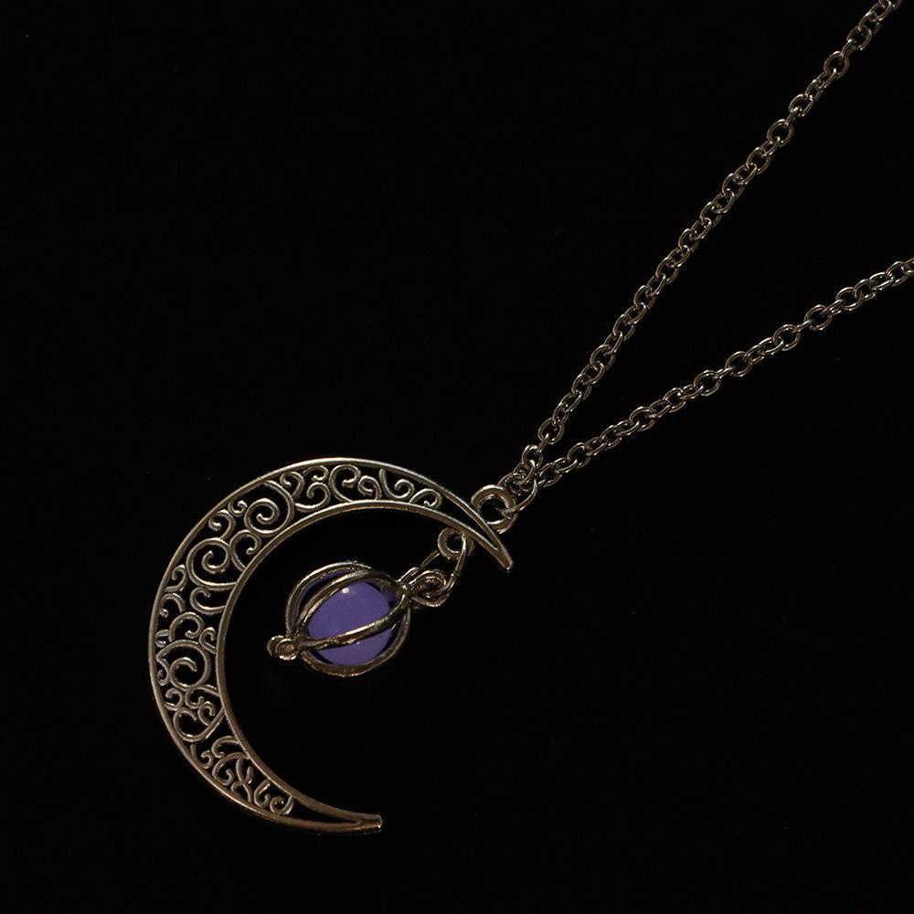 Vòng cổ Mạ Bạc Dạ Quang Thời Trang Độc Đáo