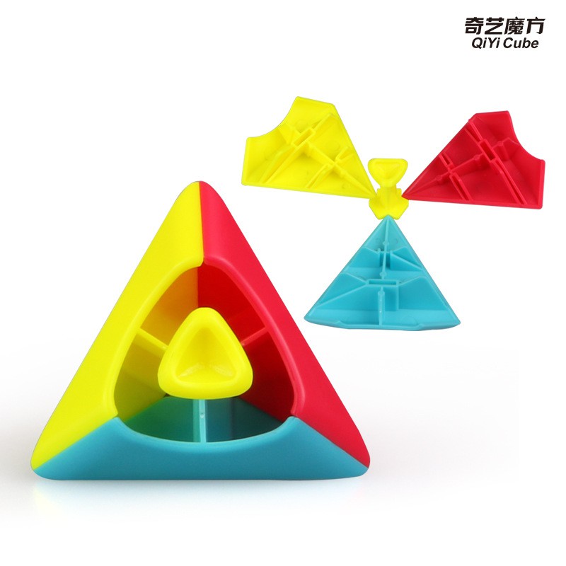 QiYi Pyramorphix 2x2 Pyraminx 2x2 Rubik Biến Thể 4 Mặt