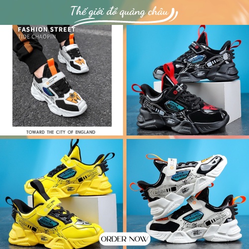 Giày thể thao CAO CẤP -hàng Quảng Châu  - từ 7-13 tuổi - hàng bảo hành bao chất  ( 316)