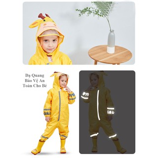 Áo Mưa Trẻ Em Cực Dễ Thương Dành Cho Trẻ 5-7 Tuổi