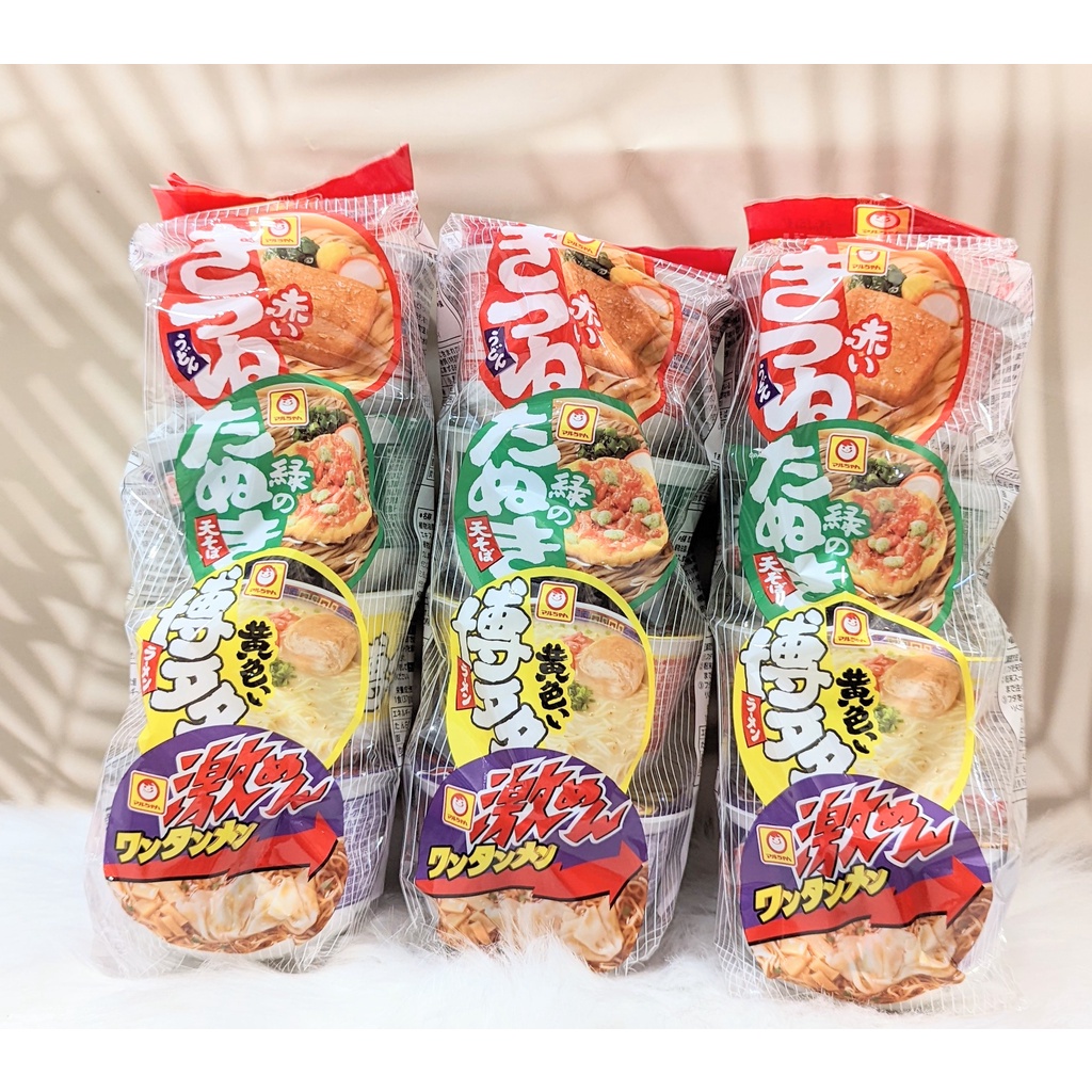 Mì ăn liền Toyo Suisan Maruchan 4 vị Nhật Bản 160gr.