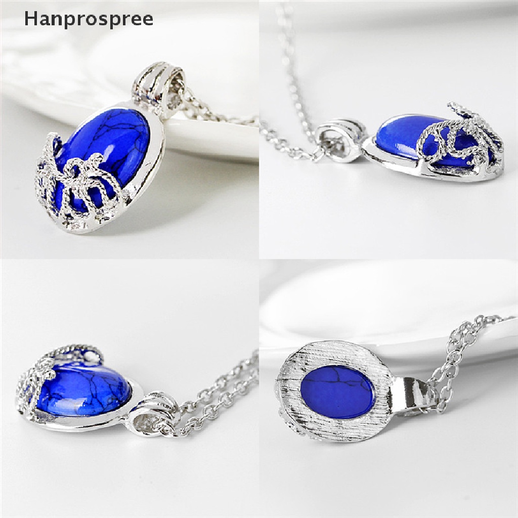 Hanprospree > Vòng cổ Lapis Lazuli Mặt Phim The Vampire Diaries Katherine Thời Trang Chống Ánh Sáng