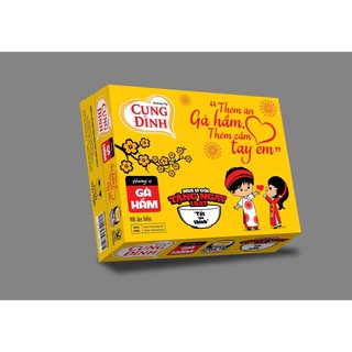 Mì Tôm Cung Đình Thùng 30 gói x 80g (hàng tết date mới, hết chương trình tặng bát của công ty)