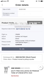 Kem dưỡng trắng 9Wishes - có bill