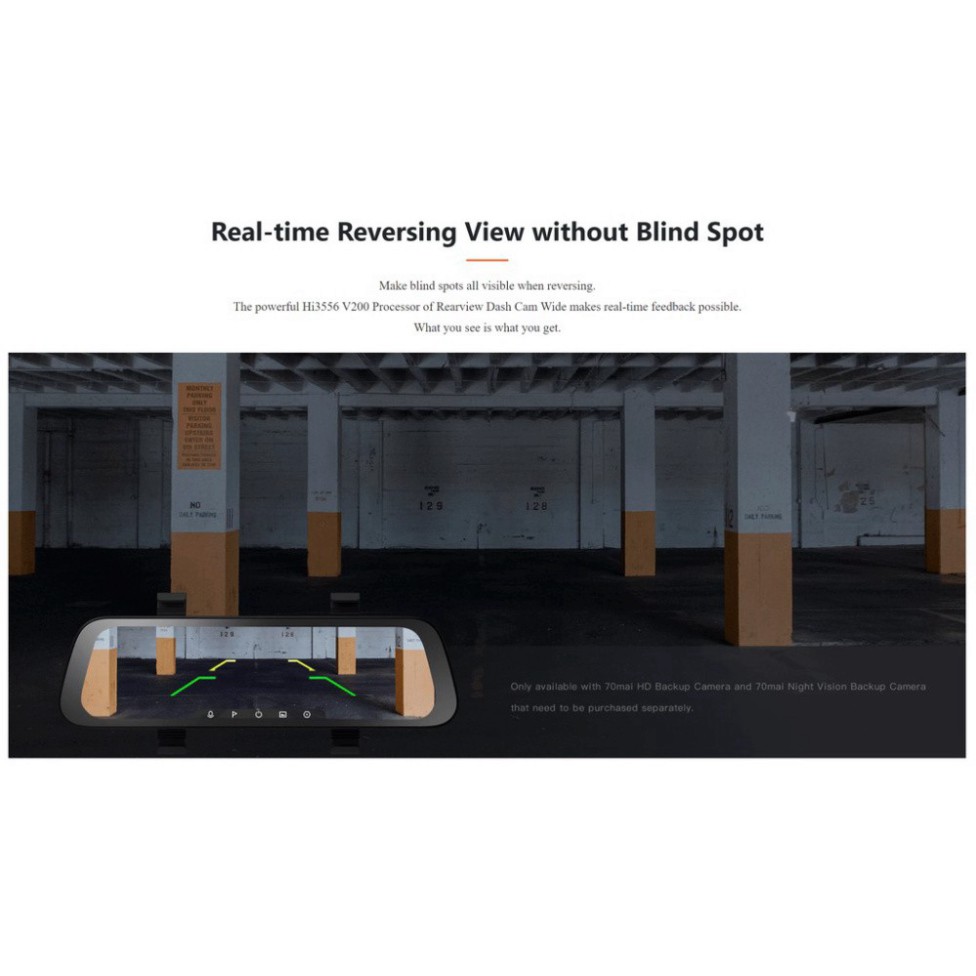 GIÁ KHUNG KHIẾP Camera hành trình dạng gương 70MAI rearview Dash cam Midrive D07 - Camera hành trình Xiaomi 70mai GIÁ KH | BigBuy360 - bigbuy360.vn
