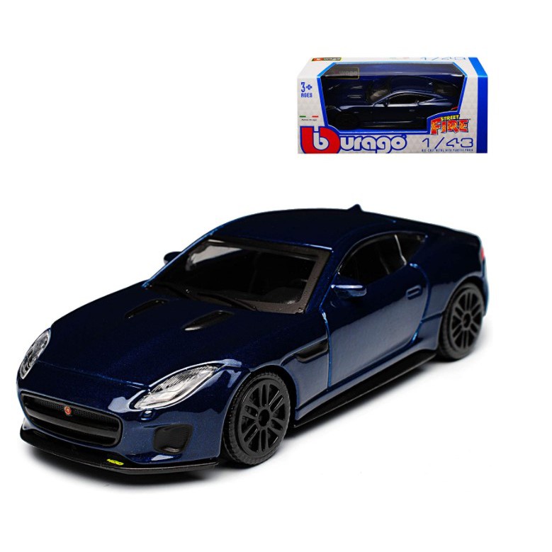 BBURAGO Kkv Mô Hình Xe Hơi Jaguar F-Type 18-30383 Tỉ Lệ 1: 43