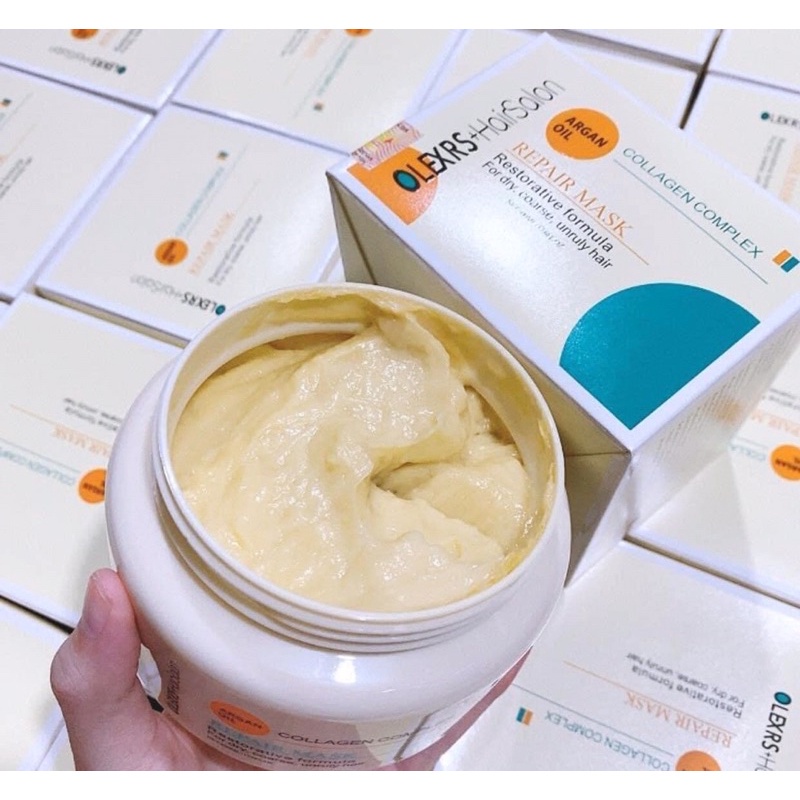 Ủ Tóc Olexrs Phục Hồi Mềm Mượt Hair Salon Collagen Complex - Hộp 500ml