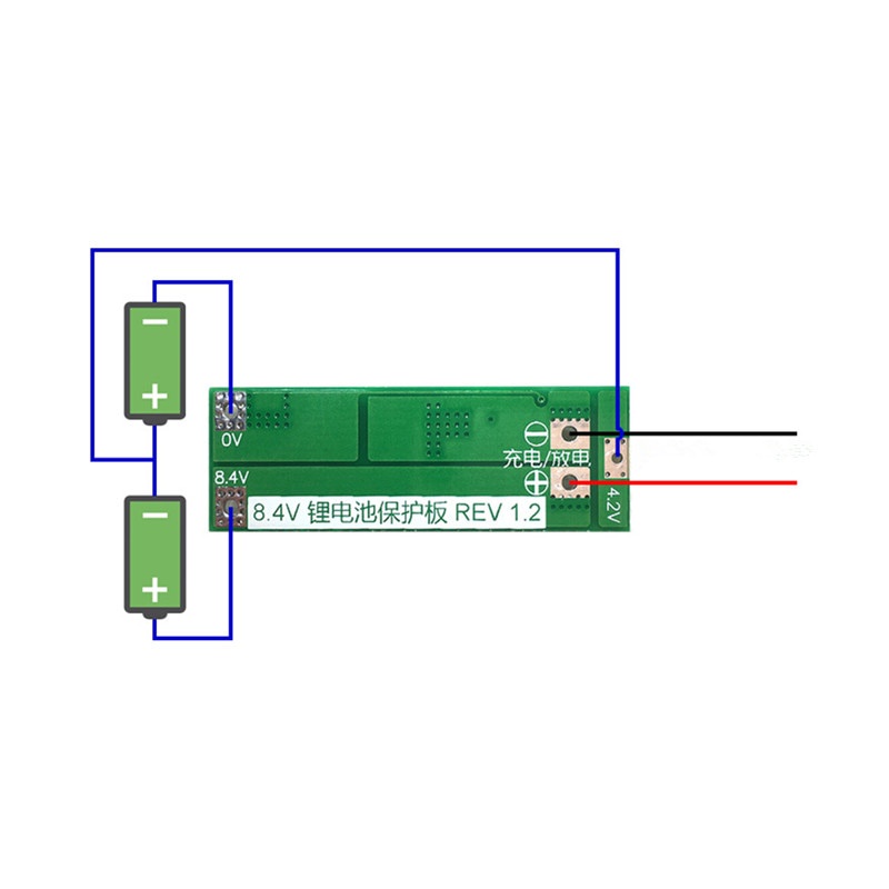 Bảng Mạch Bảo Vệ Pin Lithium 2S 20A 7.4V 8.4V 18650 Chuyên Dụng