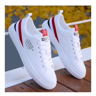 GIÀY SNEAKER NAM 81C TRẮNG PHỐI ĐỎ, GIÀY THỂ THAO NAM SIÊU ĐẸP