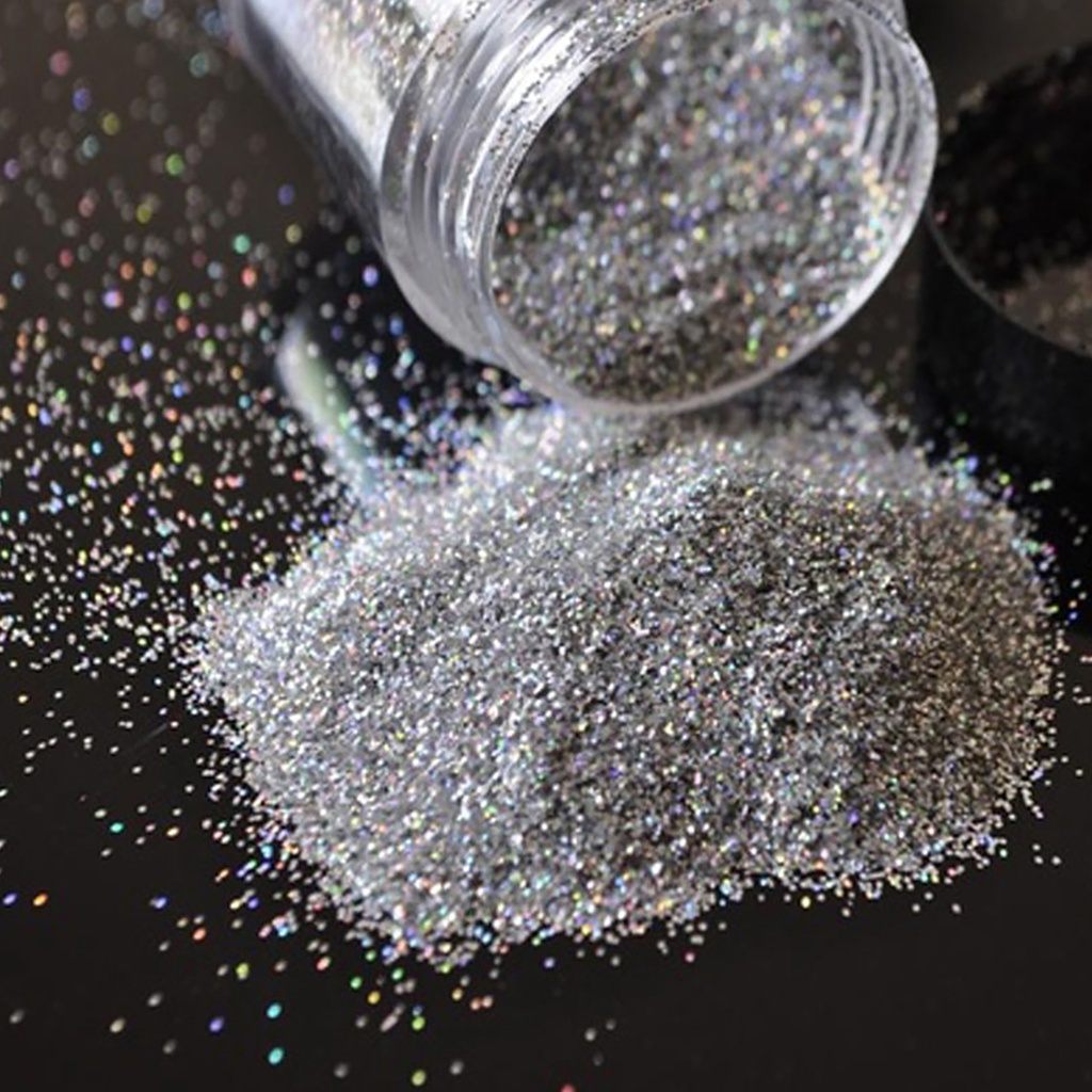 [Hàng mới về] Lọ bột kim tuyến trang trí móng tay 10g