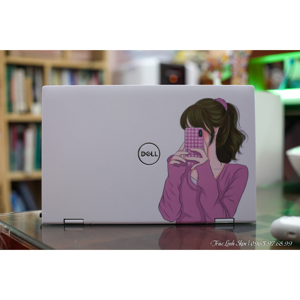 Skin dán laptop mẫu cô gái chibi