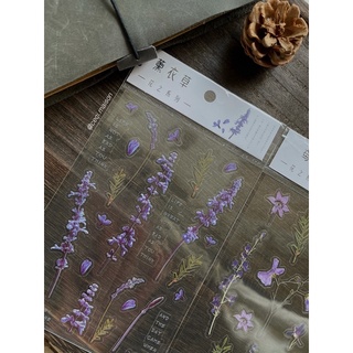 Sticker hoa khô