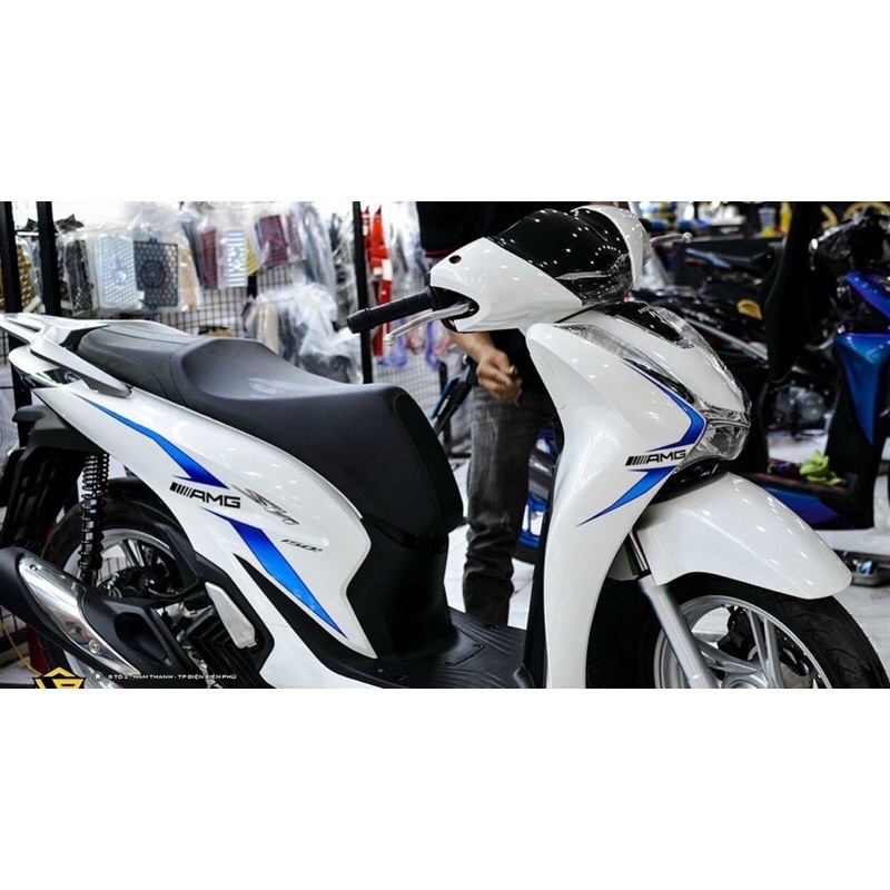 Tem decal Sh 2017-2022 mẫu mới cực hot (3 lớp chống nước)