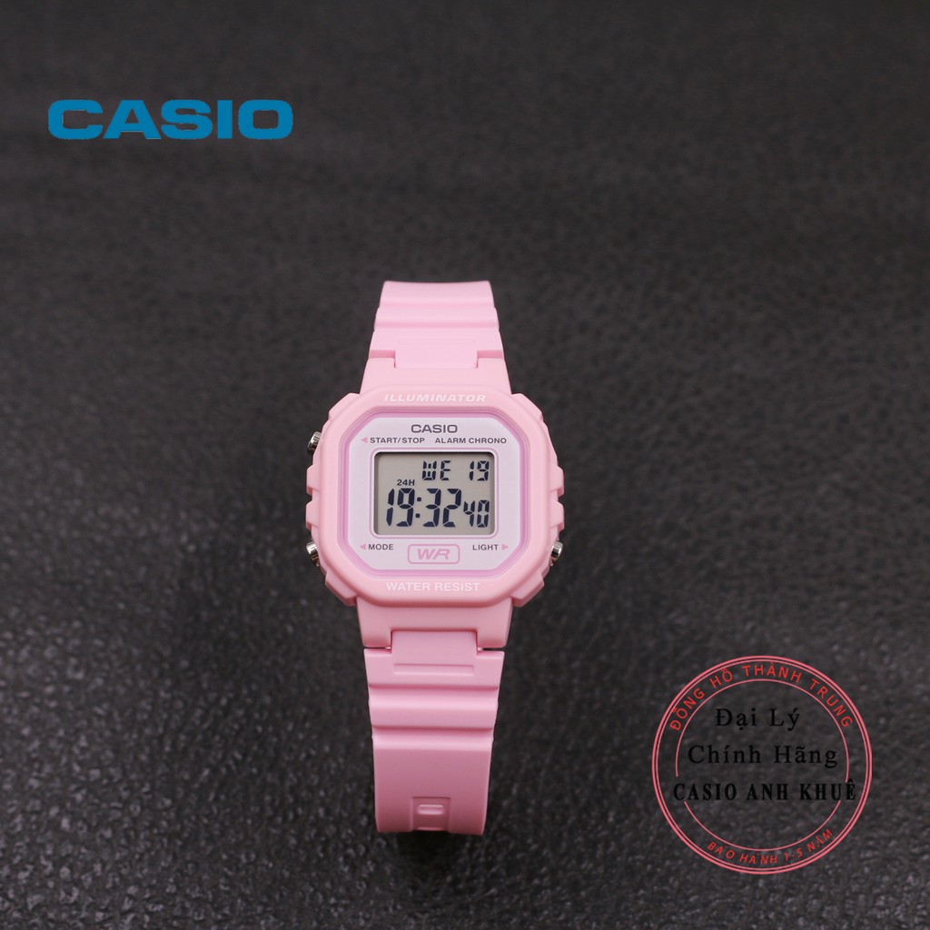 Đồng hồ điện tử nữ Casio LA-20WH-4A1DF dây nhựa