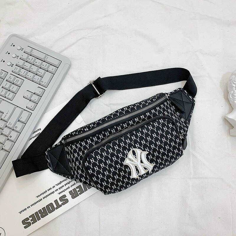 Túi đeo chéo nam nữ sport MLB vải canvas phong cách hàn quốc (ảnh thật)